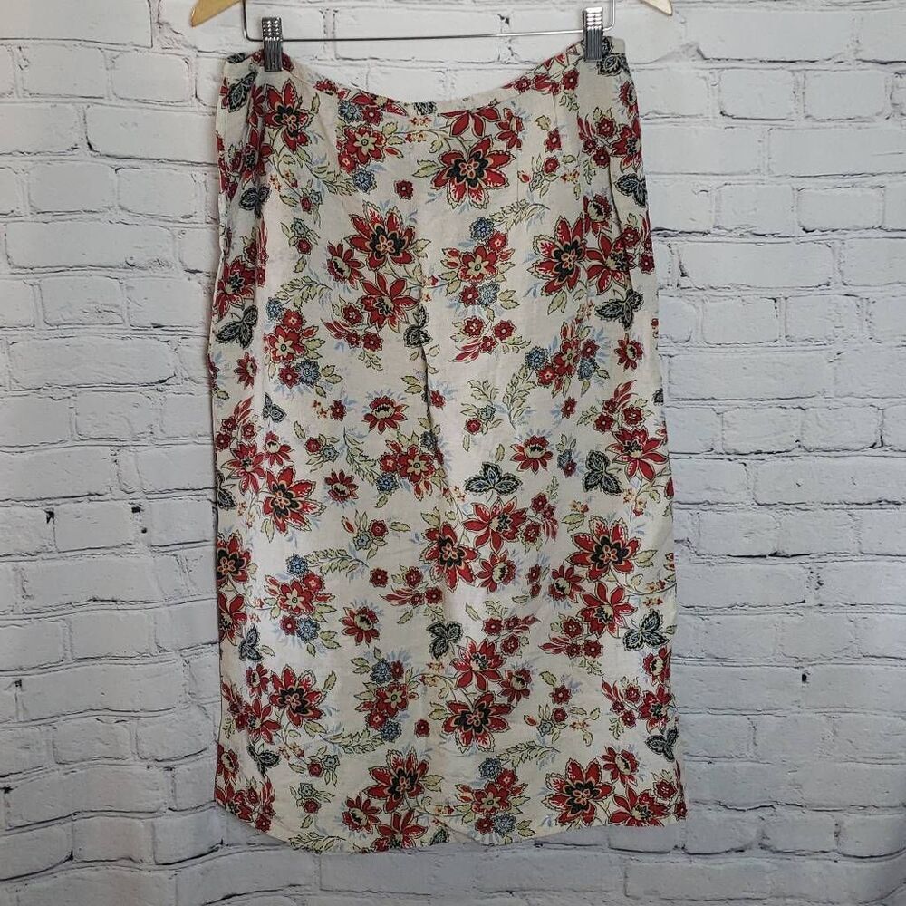 Emma James by Liz Claiborne Floral Skirt Size 14